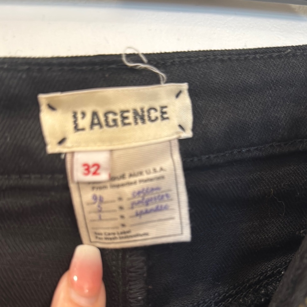 L’Agence black bootcut denim size 32 - Picture 3 of 3